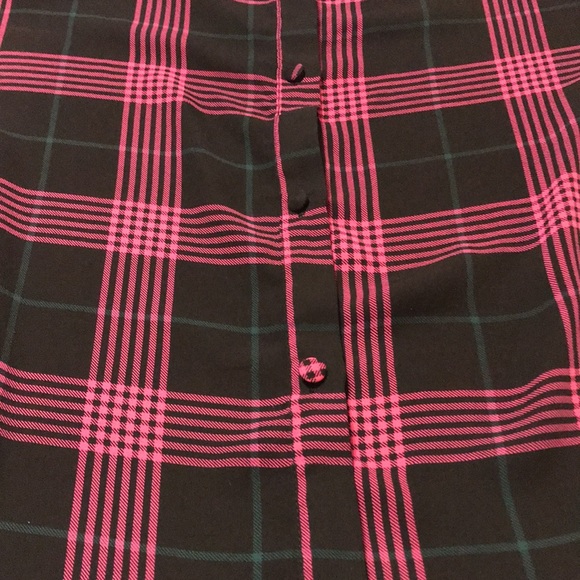 Torrid Blouse Size 1 (1X 14-16) Black, Pink & Green Colors - Picture 9 of 11